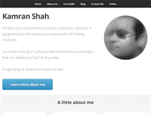 Tablet Screenshot of kamranshah.com